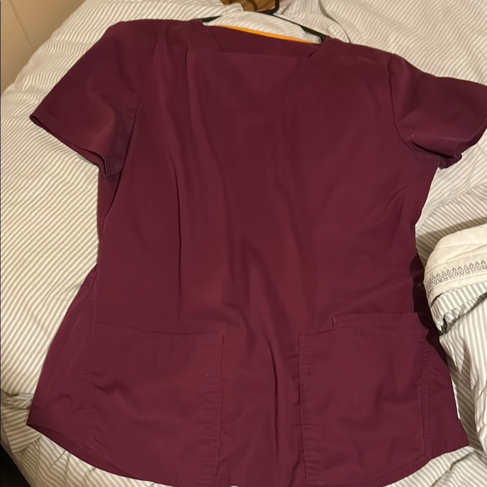 Scrubstar Pink Blouses with Short Sleeves